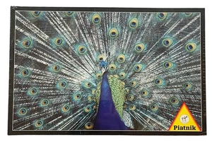 Rompecabezas Piatnik Peacock 1000 piezas NUEVO SELLADO 26,5"x17,4" #563843 - Imagen 1 de 6
