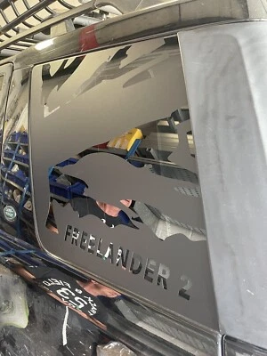 Freelander 2: 5dr protezione finestra vinile bandiera unione effetto invecchiato  - Immagine 1 di 4