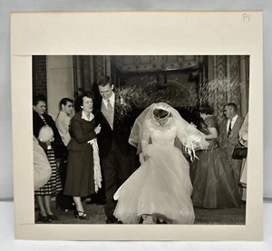 Hochzeit Paar Foto Vintage schwarz weiß 2 auf jedem Brett 7 1/2" x 9 1/2" p1 - Bild 1 von 2