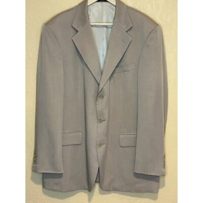 Chaqueta blazer vintage Oscar De La Renta para hombre marrón claro tela Lyocell 43R Foto 1 de 4