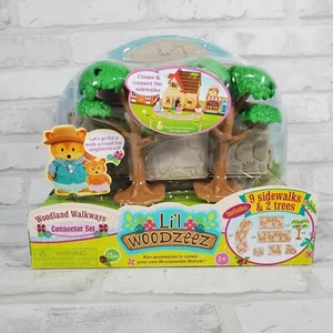 Li'l Woodzeez Woodland Walkways | Sidewalk, Tree & Connector Set. - Picture 1 of 12