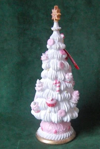 Caramelo de azúcar esmerilado macaron árbol pastel rosa 15" de alto primavera de Pascua - Imagen 1 de 8
