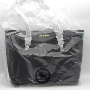 Michael Kors Charlotte Large Saffiano Leather 3-in-1 Tote Bag, Black - Picture 1 of 7