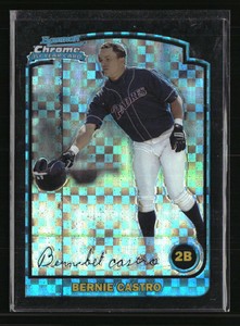 Bernie Castro 2003 Bowman Chrome X-fractors #195  Baseball Card