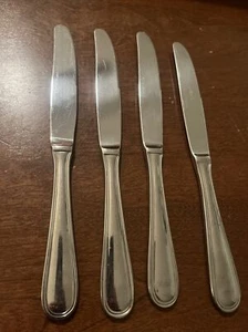 Cuisinart Mansfield/Stratford Stainless Dinner Knife Glossy Flatware 9”, 4 pcs. - Picture 1 of 4