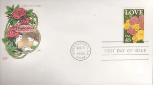 FDC 1988 - Scott # 2379 - Love Issue - Farnam Cachet - Imagen 1 de 1