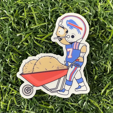 Buffalo Bills X South Park Randy Marsh Josh Allen Balls Die Cut Stickers Cartoon Cover