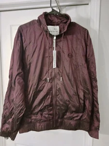 Sergio Tacchini Full Zip Track Jacket Mens S Womens M Track Jacket Grape Wine  - Picture 1 of 5