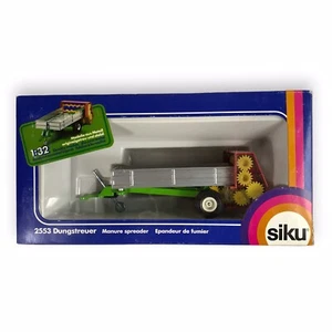 Siku 2553 Dungstreuer Manure Spreader Farm Die-cast W. Germany 1/32 - Picture 1 of 8
