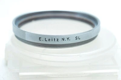 Leica Leitz E39 39mm UVA Filter N.Y. SL w/Case - Image 1 of 4