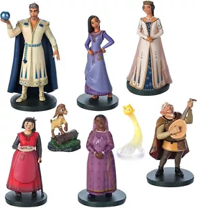 Disney Store Official Wish Deluxe Figurine Playset, 8 Pc., Includes Asha, Star, - Picture 1 of 5