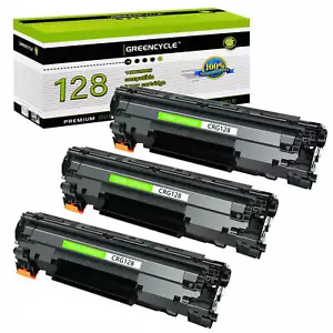 GREENCYCLE 3PK C128 128 Toner For Canon ImageCLASS D530 MF4770N MF4570dw Printer - Picture 1 of 9