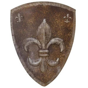 Insegna in ferro insegna cavaliere insegna da parete scudo stemma stile antico 71 cm - Foto 1 di 5