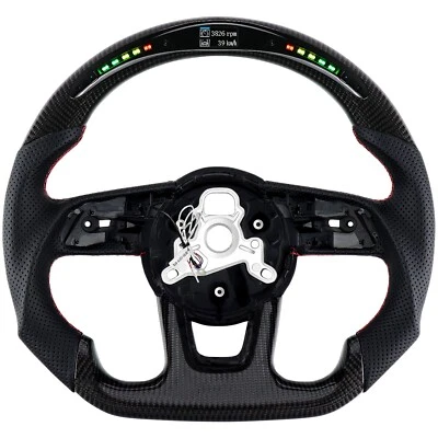 Светодиодный руль из углеродного волокна LOSCHEN для Audi S3 S4 S5 RS3 RS4 RS5 RS6 2017+ - Изображение 1 из 4