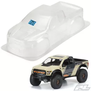 Pro-Line 3516-00 Clear Body Ford F-150 Raptor : SCX10 & 12.3" Wheelbase Crawlers - Picture 1 of 6