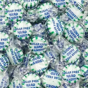 Caramelle dure alla menta piperita senza zucchero Starlight, avvolte singolarmente, confezione da 1 libbra - Foto 1 di 7