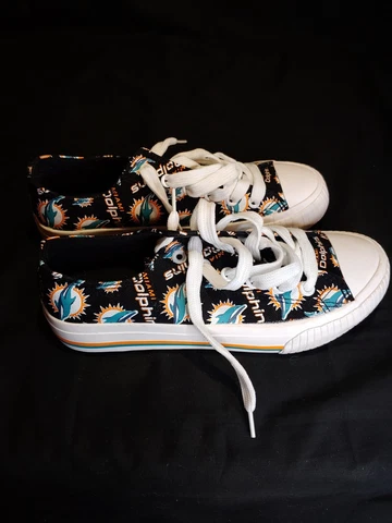 Foco Miami Dolphins Size 7 women's Low top sneakers Cover