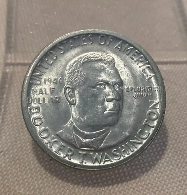 Exceptional BU 1946 D Booker T Washington Commemorative Half Dollar - Image 1 of 4