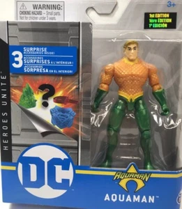 Aquaman DC Heroes Unite 2020 RARE Variant with SHORT hair SPIN MASTER - Picture 1 of 1
