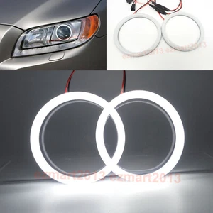 cotton LED halo ring for Volvo XC70 S80 V70 Xenon headlight 08-16 angel eye - Picture 1 of 16
