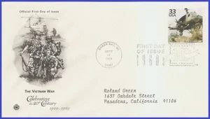 EE. UU. #3188g ADDR PCS ARTCRAFT FDC 1960 La Guerra de Vietnam - Imagen 1 de 1