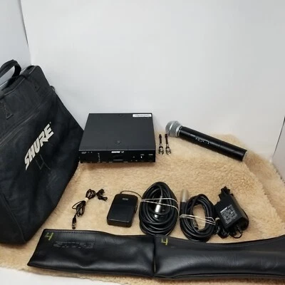 Shure UC4-UA Wireless System - UC2-UA Mic & UC1-UA Bodypack & WL183 Mic + MORE - Image 1 of 4
