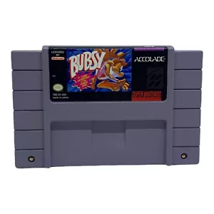 BUBSY for Super Nintendo (SNES) - Cartridge Only - Tested & Working (NTSC) - Picture 1 of 5
