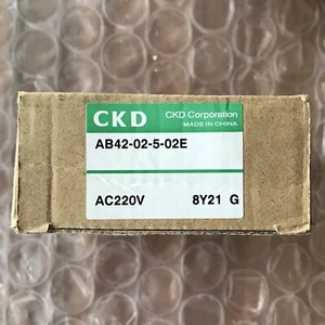 1PC Brand New Solenoid valve CKD AB42-02-5-02E AC220V In Box - Bild 1 von 5