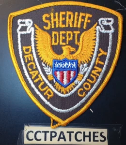 DECATUR COUNTY, TENNESSEE SHERIFF SCHULTERAUFNÄHER TN - Bild 1 von 2