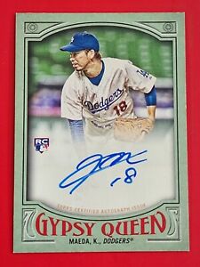 2016 Topps Gypsy Queen Kenta Maeda RC/Rookie #GQA-KMA AUTO/Autograph Dodgers /99