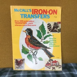 McCalls Bügelbild Transfers über 100 Designs Stickerei Kreuzstich Vintage H03 - Bild 1 von 6