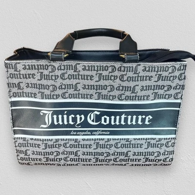 Cartera/bolso Juicy Couture estampado por todas partes usado Y2K Foto 1 de 4