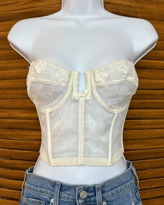 Top Bustier o Corsé Vintage Dama Marlene Marfil Talla 34D Foto 1 de 4