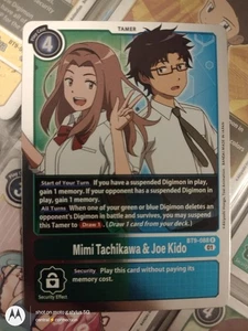 Digimon X Record Mimi Tachikawa & Joe Kido BT9-088 R NM/M - Picture 1 of 1
