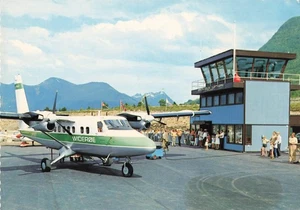 Postcard Airline Wideroe's De Havilland DHC-6, Series 300 Twin Otter CC8. - Picture 1 of 2