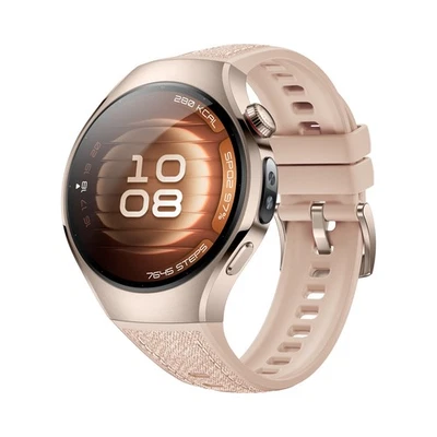 Huawei Watch 5 42mm Soc-L29L Gold 32GB 1.38"OLED GPS 4G eSIM HarmonyOS WLAN NFC - Bild 1 von 4