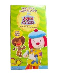 Jojo's Circus VHS Tape Twist & Turn Imagine And Learn Special Teachers Edition - Picture 1 of 5