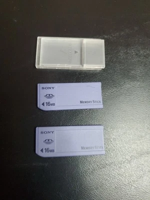 Sony 16 MB Memory Stick Dos Medios MSA-16A para Videocámara/Cámara-HR Foto 1 de 3
