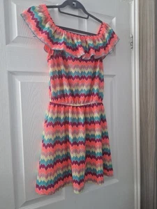 Holiday Beach Cover-up - Multi-coloured Elasticated Waist, Swimwear. - M - Picture 1 of 14