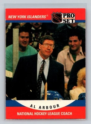 1990-91 Pro Set #671 Al Arbour New York Islanders Foto 1 de 2