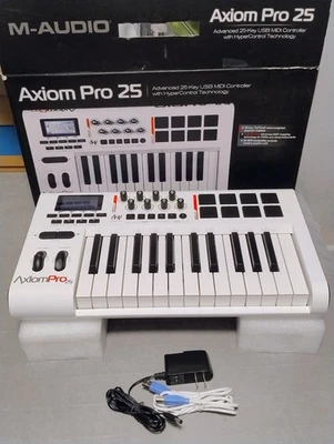 M-Audio Axion pro 25 Advanced 25Key USB MIDI Controller HyperControl Technology - Image 1 of 4