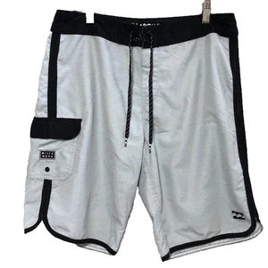 Billabong Board Shorts Hombre Talla 33/34 Blanco 73 PRO Originales - Imagen 1 de 16