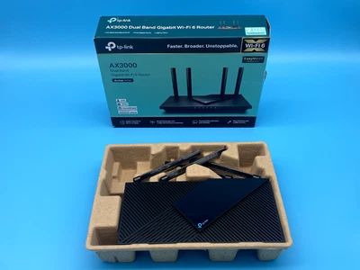 TP-Link Dual-Band AX3000 Wi-Fi 6 Router Archer AX55 - USED GOOD/NO ADAPTER - Image 1 of 4