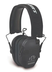 RAZOR SLIM ELECTRONIC MUFF - BLACK By Walkers Game Ear - Picture 1 of 1