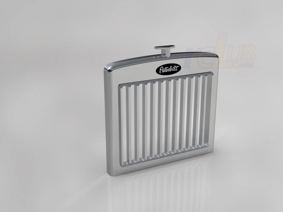 Aluminum Chrome Grill for 1/14 Tamiya KING/GRAND HAULER peterbilt . - Image 1 of 1