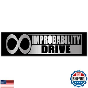 Infinite Improbability Drive Sticker Decal Notebook Car Laptop 11"x3" (Color) - Photo 1/1