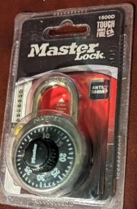 Combination Master Lock 1500D New 3/4 inch Anti Shim Combination Lock For Locker - Picture 1 of 2