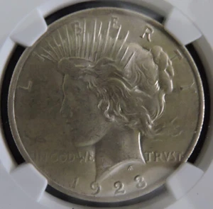 NGC Peace Dollar 1923 MS 62 - Bild 1 von 4