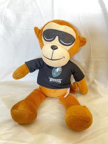 OFFICIAL NFL LICENSED PHILADELPHIA EAGLES RALLY MONKEY WITH SUN GLASSES PLUSH Cover