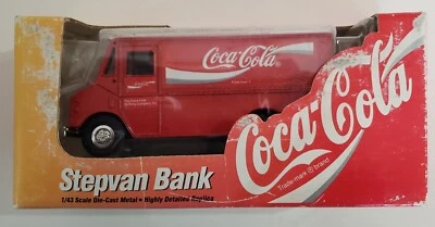 1996 Ertl Grumann Step van Coca Cola 1:43 scale coin bank - Image 1 of 4